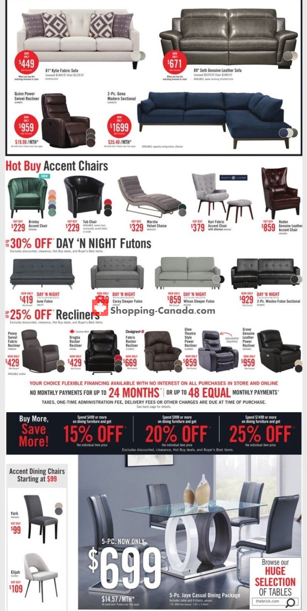 The Brick flyer from Friday October 9, 2020 to Thursday October 22, 2020 - page 13