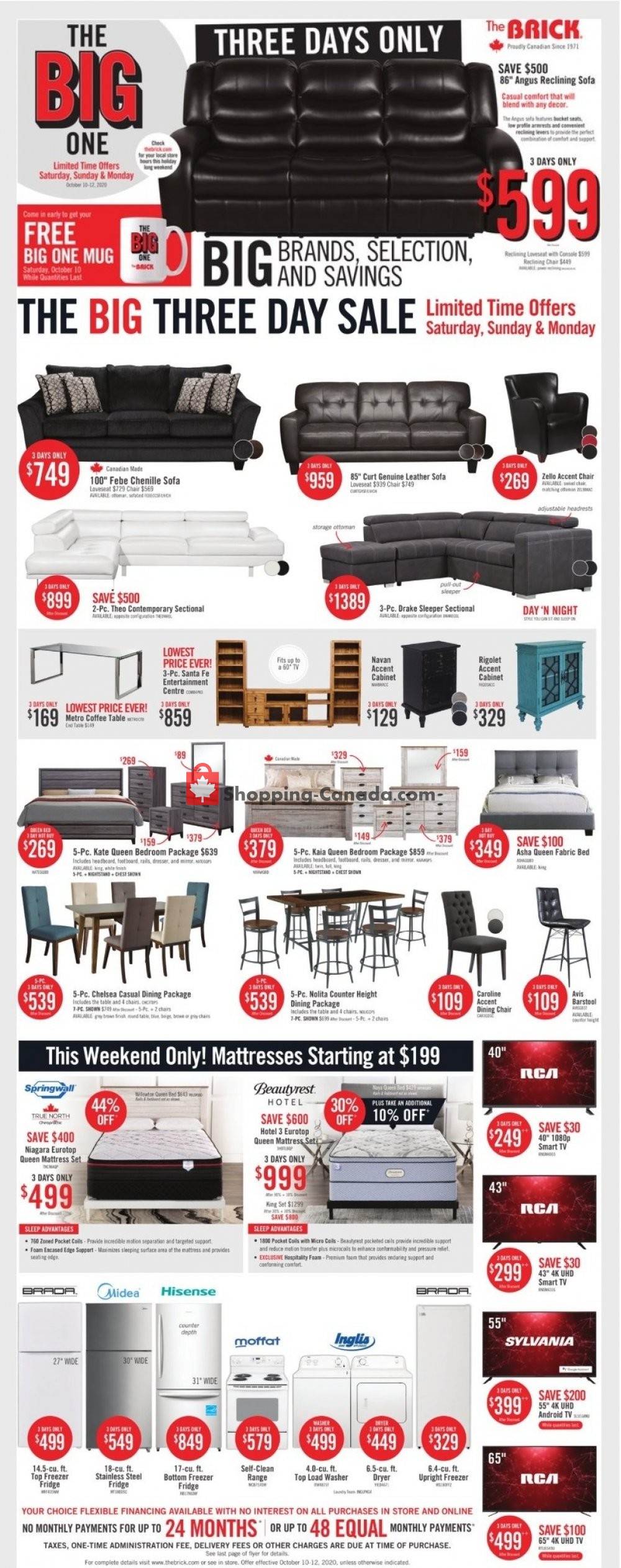 The Brick flyer from Friday October 9, 2020 to Thursday October 22, 2020 - page 16