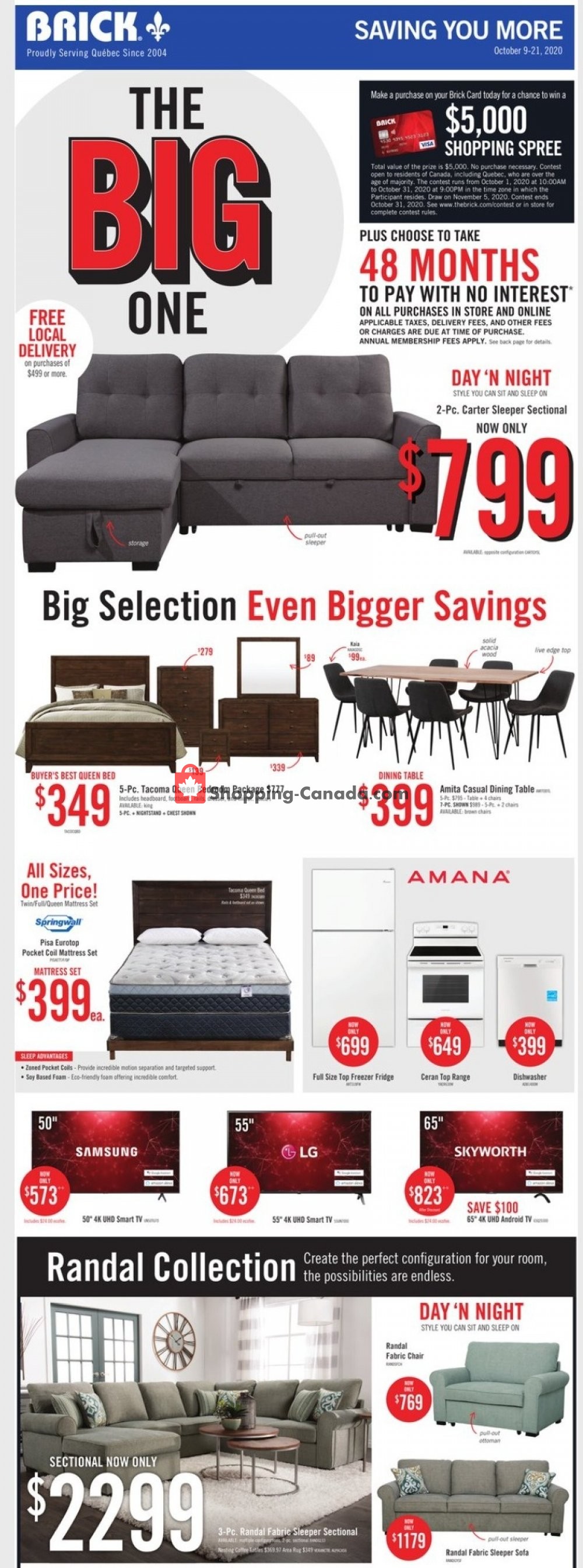 The Brick flyer from Friday October 9, 2020 to Thursday October 22, 2020 - page 15