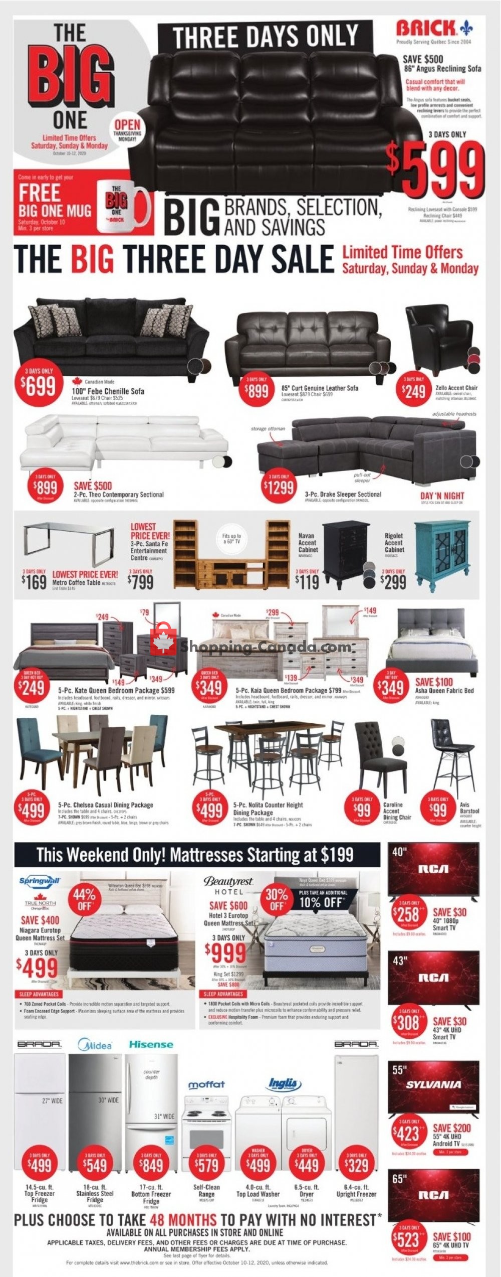 The Brick flyer from Friday October 9, 2020 to Thursday October 22, 2020 - page 16