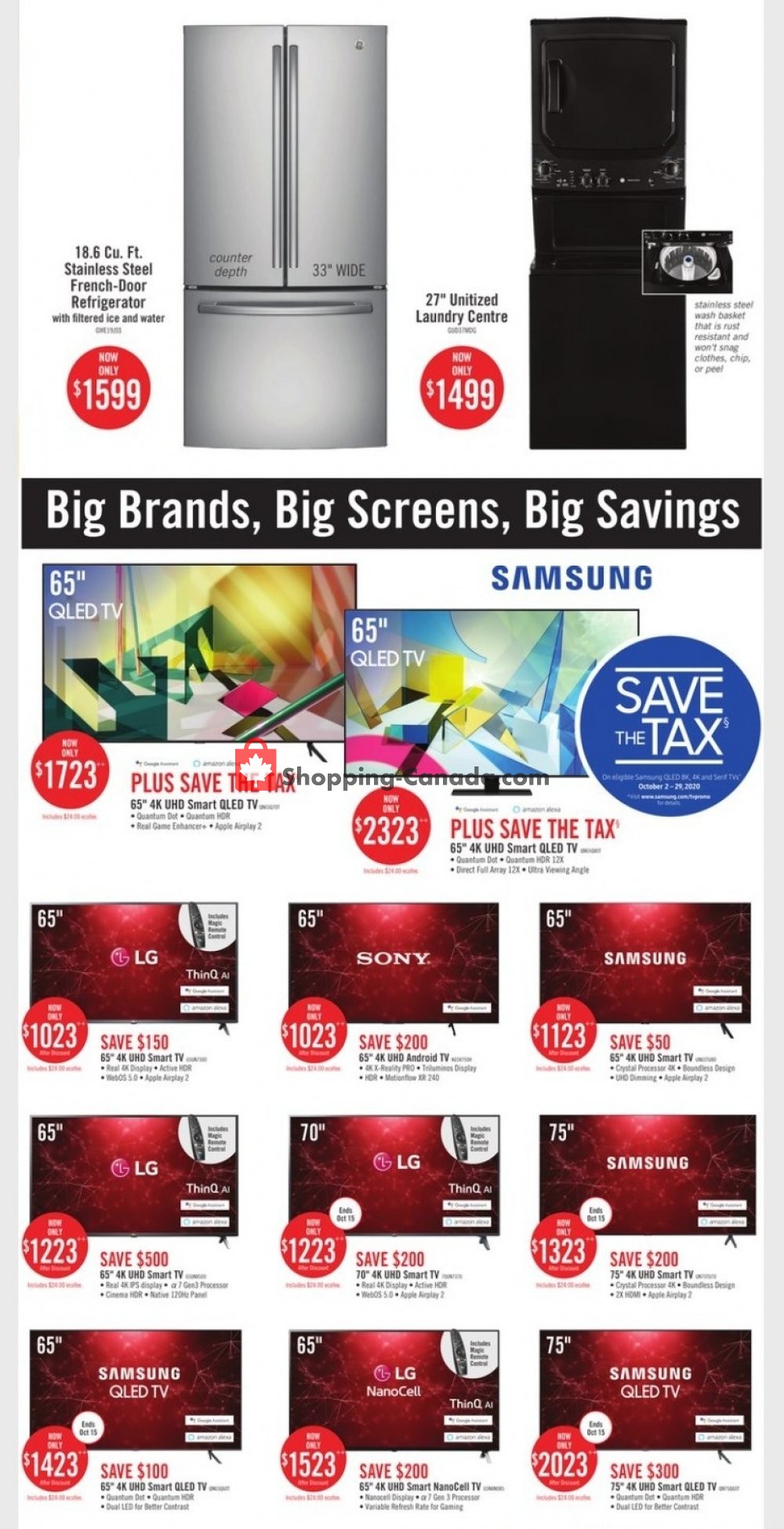 The Brick flyer from Friday October 9, 2020 to Thursday October 22, 2020 - page 4
