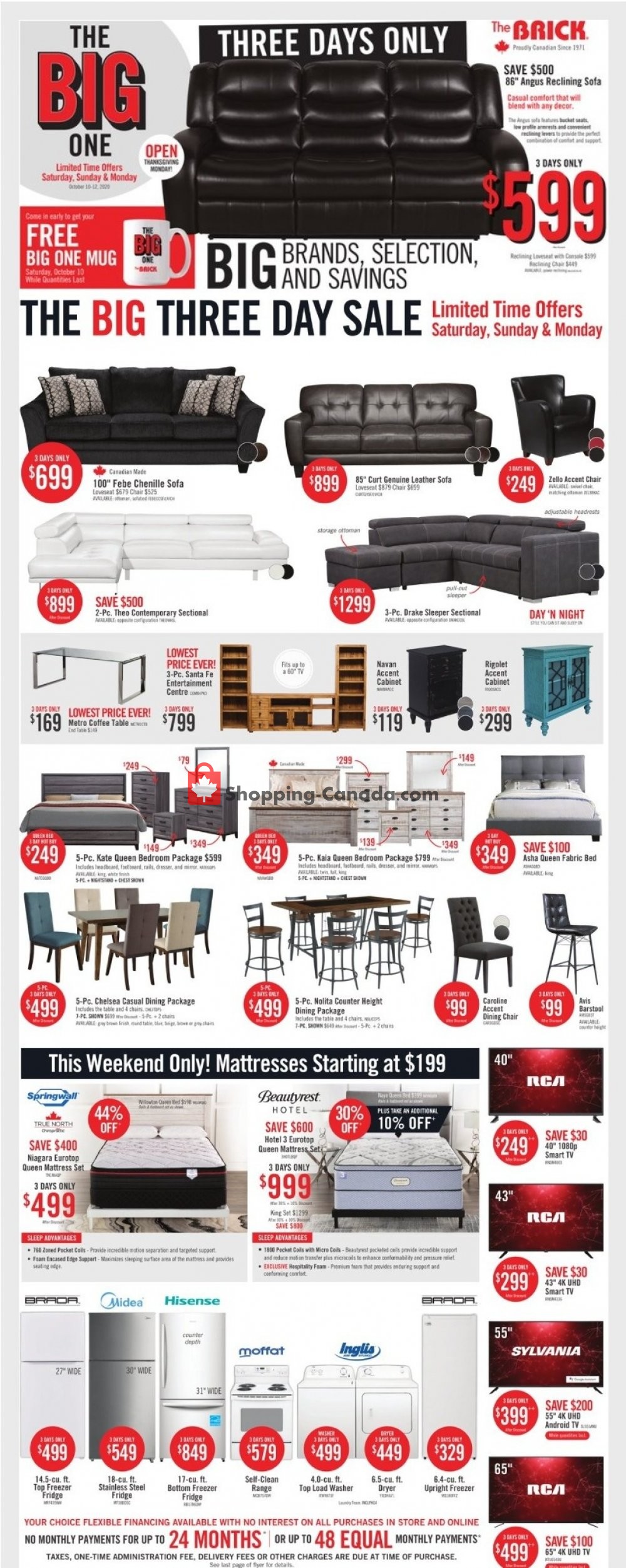 The Brick flyer from Friday October 9, 2020 to Thursday October 22, 2020 - page 15