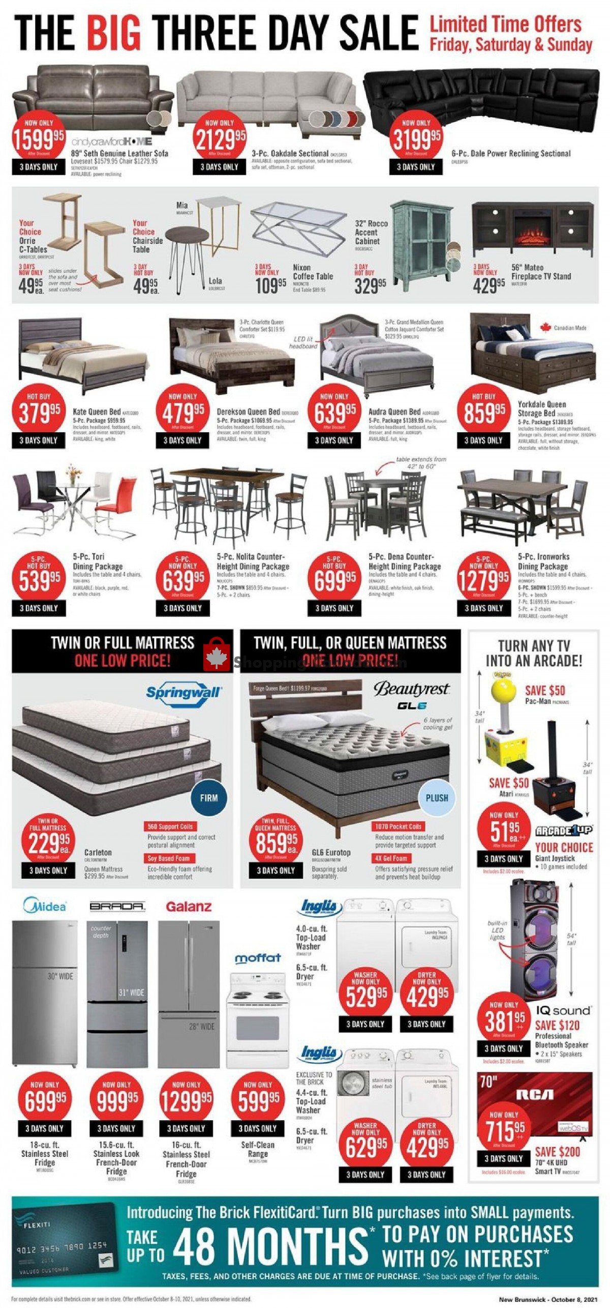 The Brick flyer from Friday October 8, 2021 to Thursday October 21, 2021 - page 4
