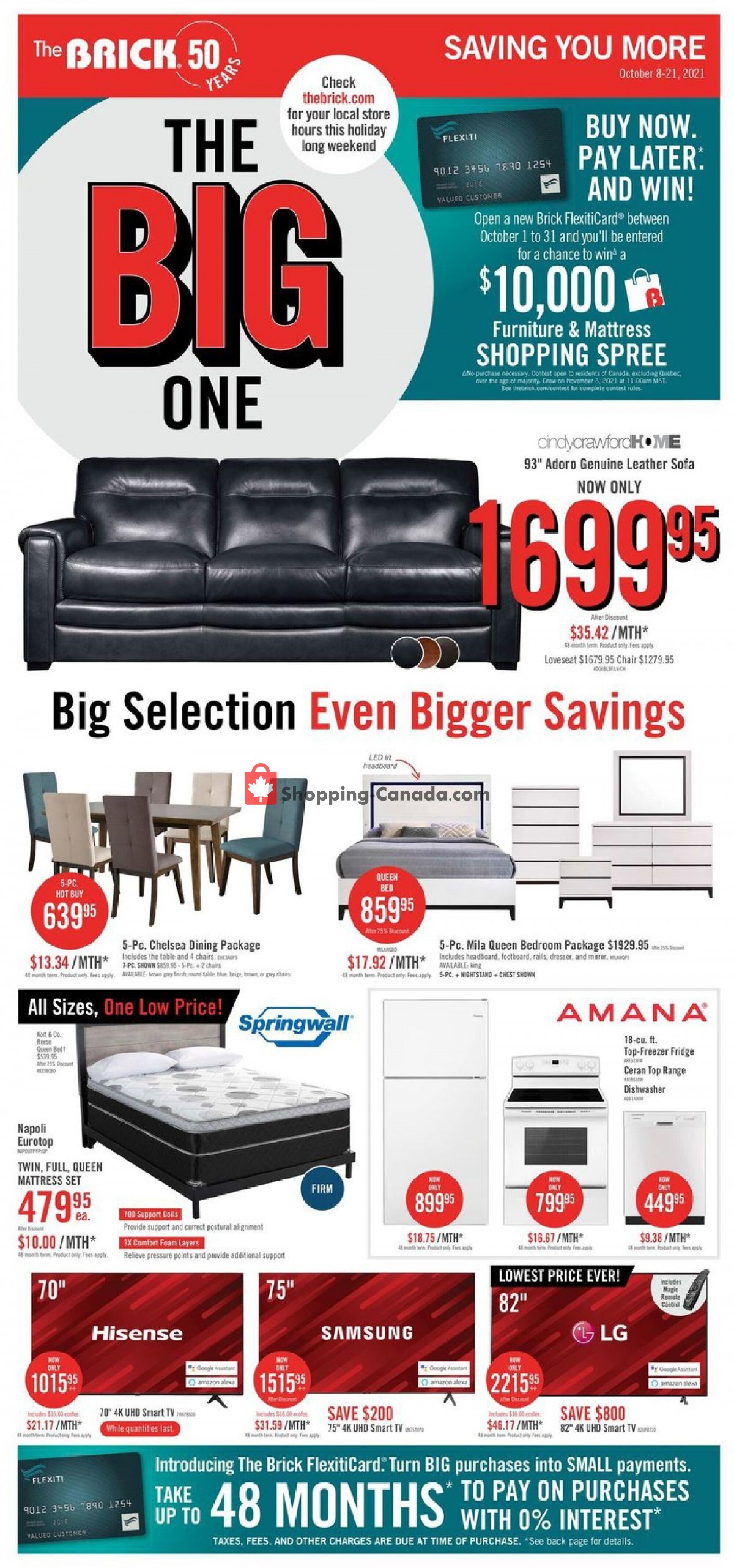 The Brick flyer from Friday October 8, 2021 to Thursday October 21, 2021 - page 5