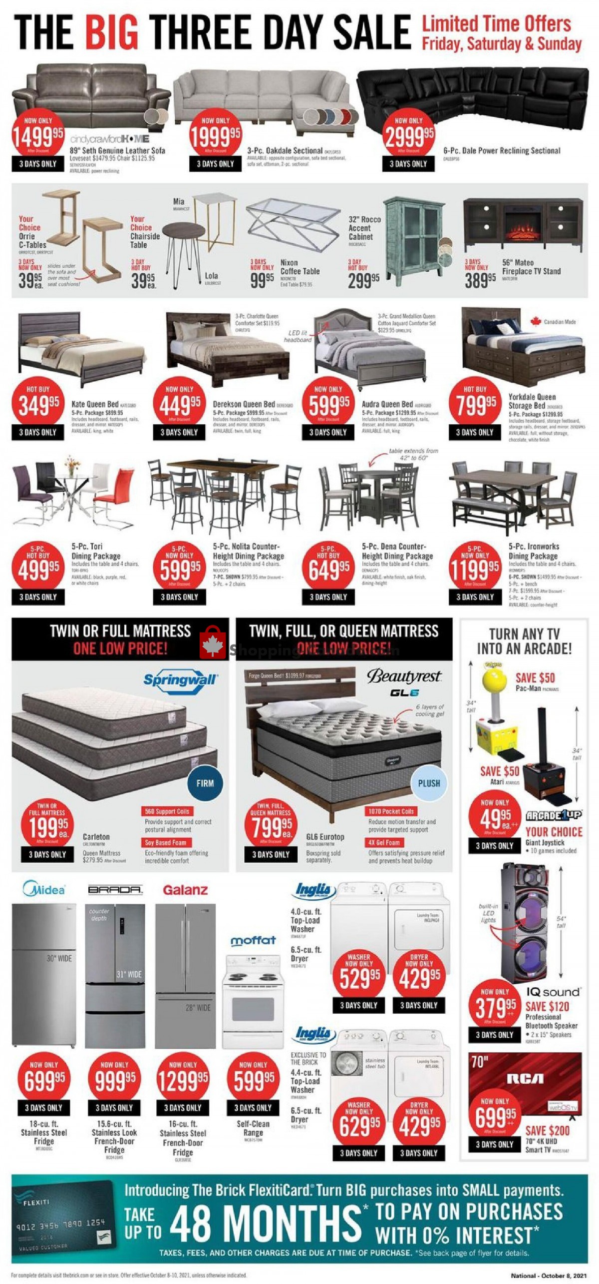 The Brick flyer from Friday October 8, 2021 to Thursday October 21, 2021 - page 4