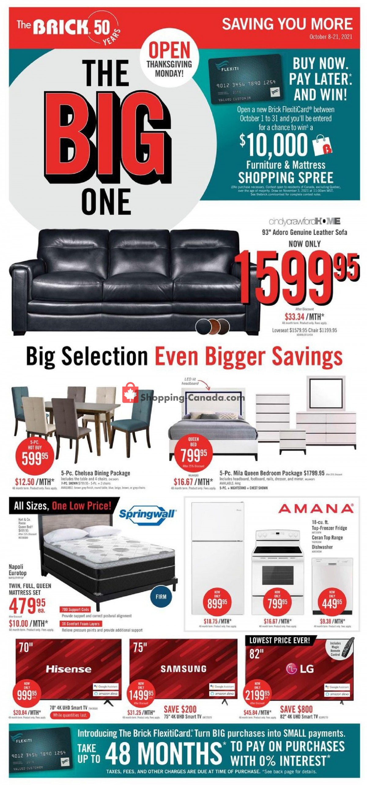 The Brick flyer from Friday October 8, 2021 to Thursday October 21, 2021 - page 5