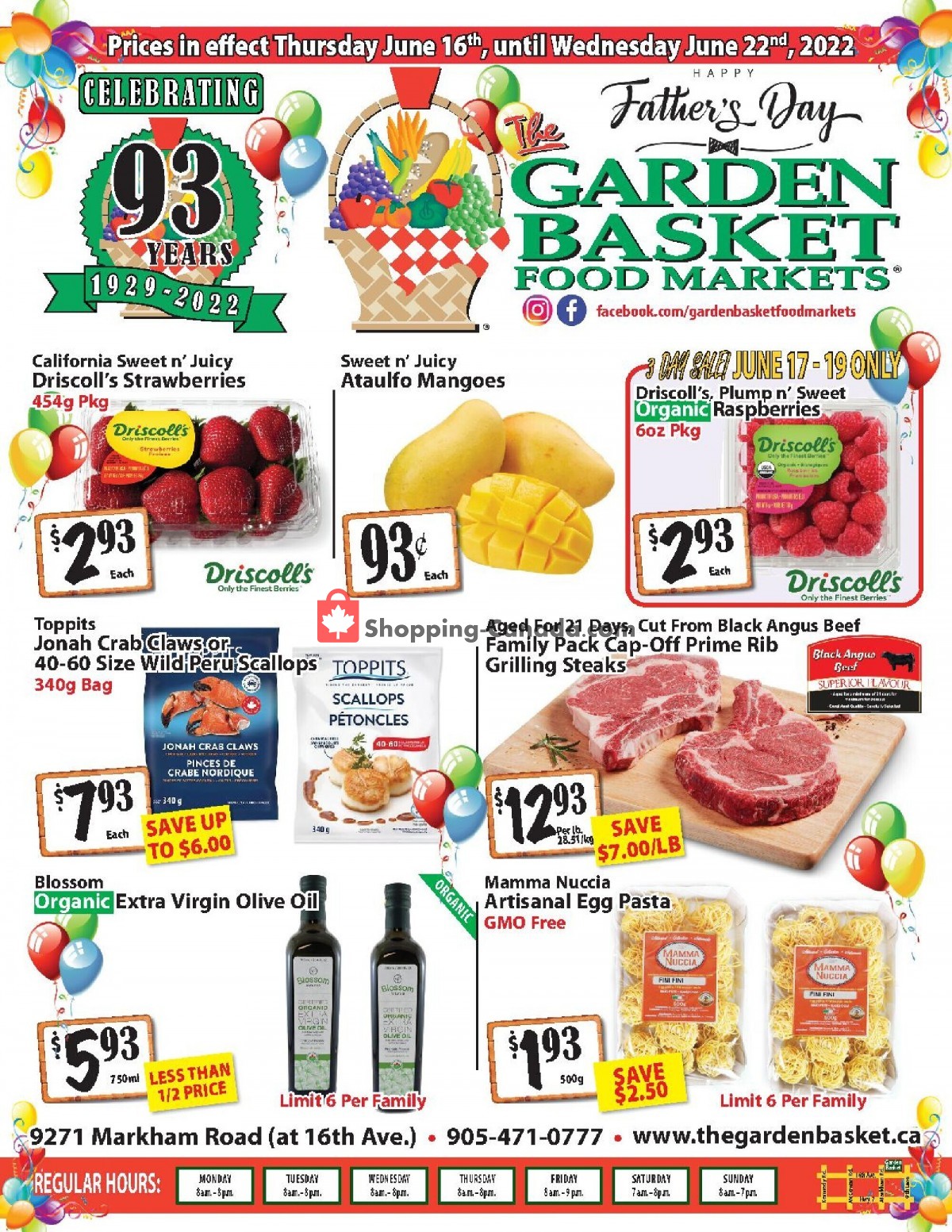 The Garden Basket flyer from Thursday June 16, 2022 to Wednesday June 22, 2022 - page 1