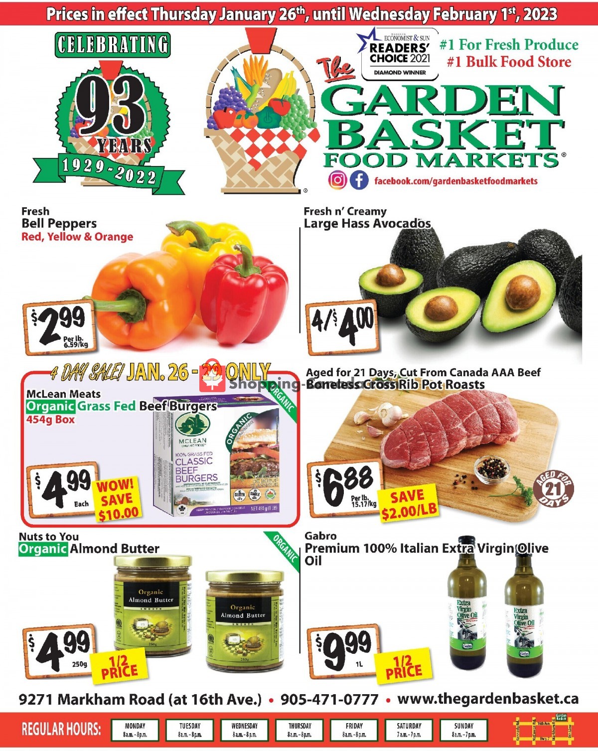 The Garden Basket flyer from Thursday January 26, 2023 to Wednesday February 1, 2023 - page 1