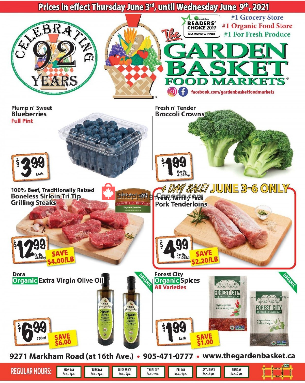 The Garden Basket flyer from Thursday June 3, 2021 to Wednesday June 9, 2021 - page 1