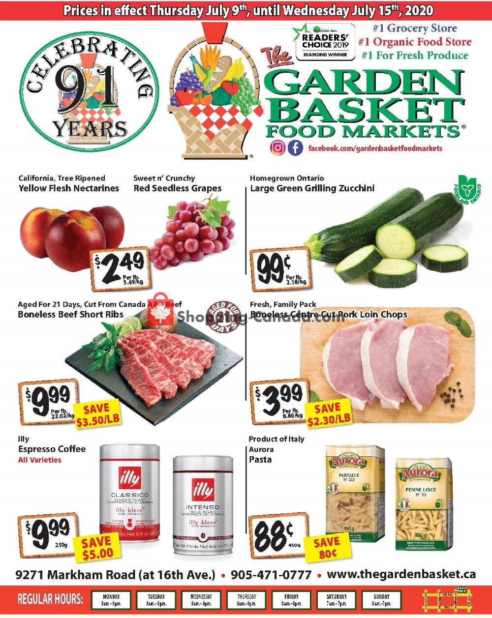 The Garden Basket Canada, flyer (Spacial offer) July 9 July 15