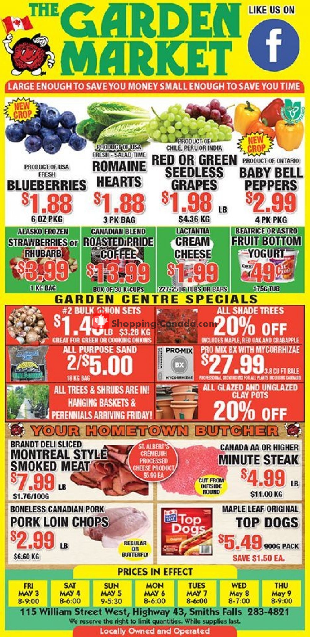 The Garden Market flyer from Friday May 3, 2019 to Thursday May 9, 2019 - page 1