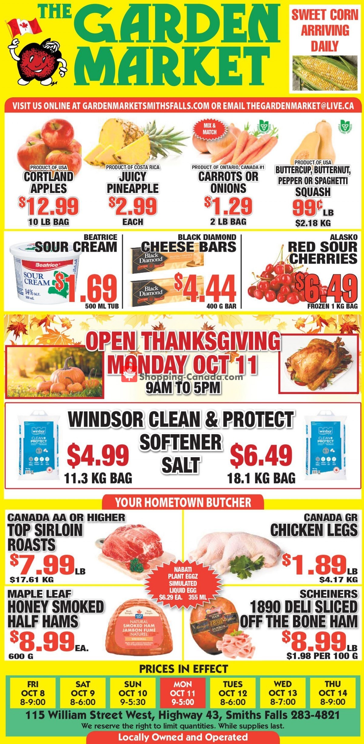 The Garden Market flyer from Friday October 8, 2021 to Thursday October 14, 2021 - page 1