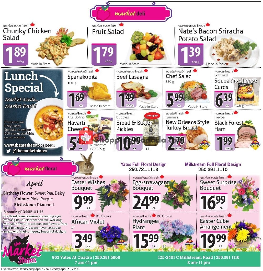 The Market Stores flyer from Wednesday April 17, 2019 to Tuesday April 23, 2019 - page 8
