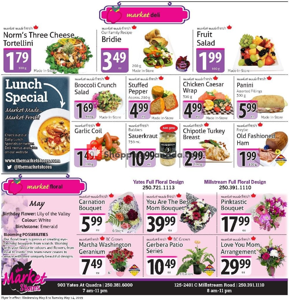 The Market Stores flyer from Wednesday May 8, 2019 to Tuesday May 14, 2019 - page 8