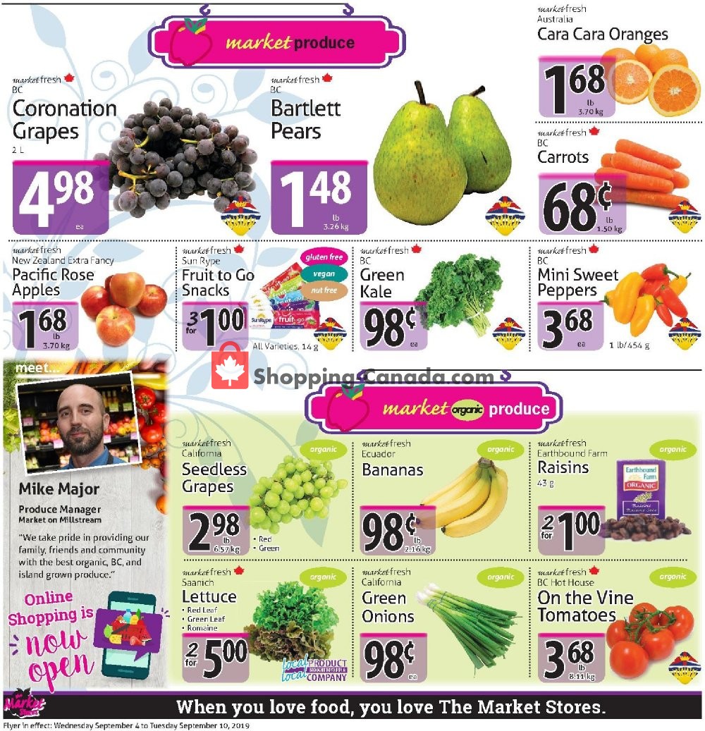 The Market Stores flyer from Wednesday September 4, 2019 to Tuesday September 10, 2019 - page 2