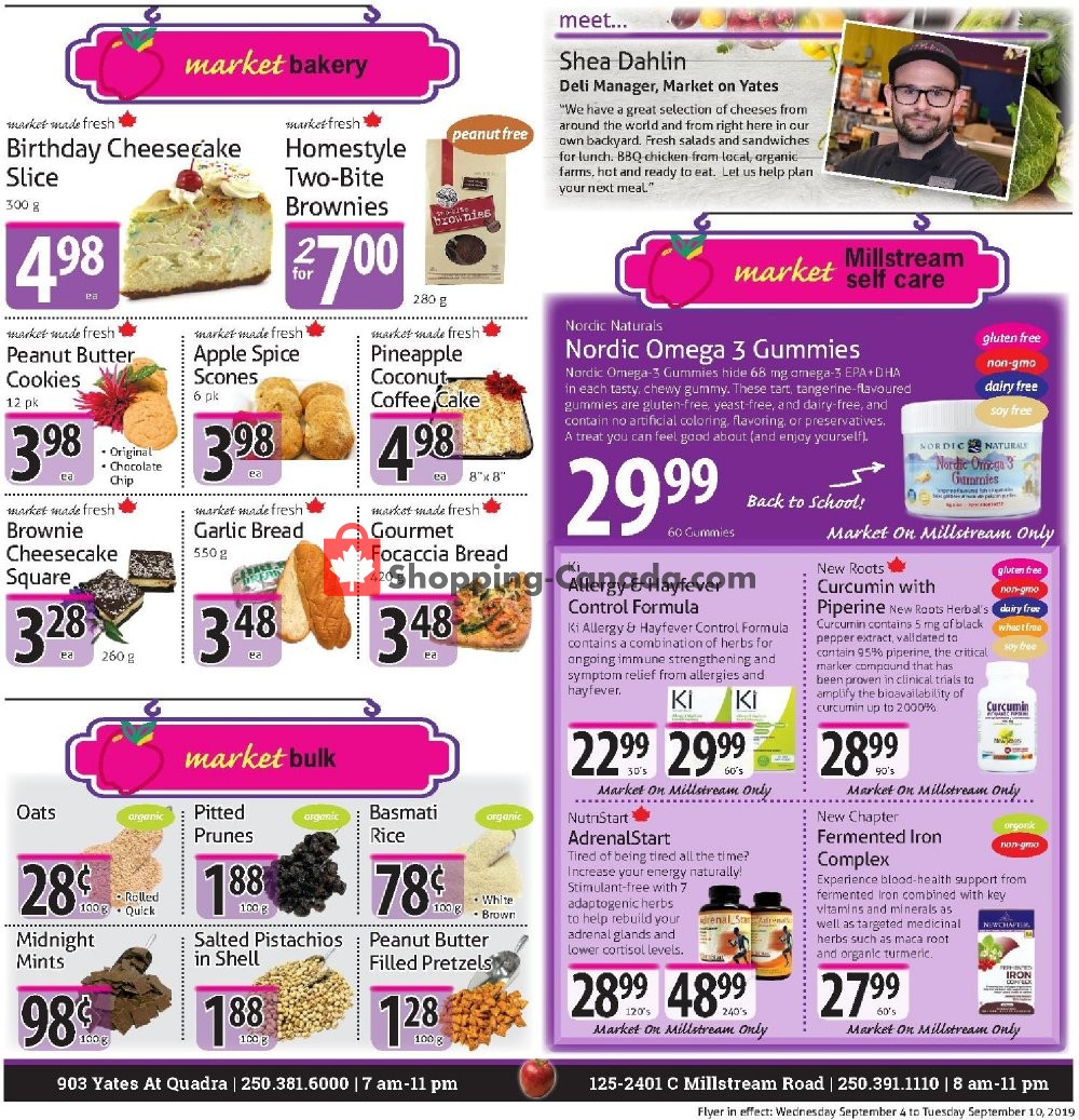 The Market Stores flyer from Wednesday September 4, 2019 to Tuesday September 10, 2019 - page 7