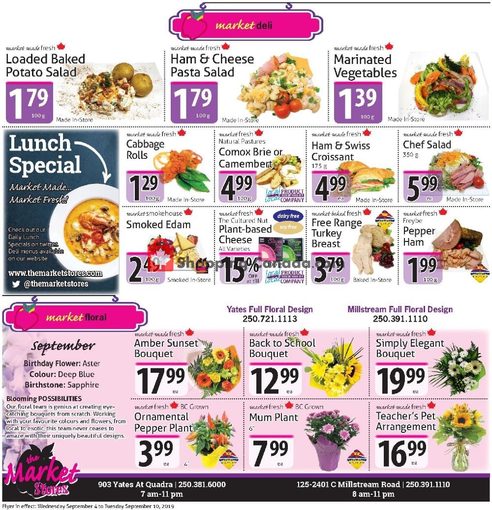 The Market Stores flyer from Wednesday September 4, 2019 to Tuesday September 10, 2019 - page 8