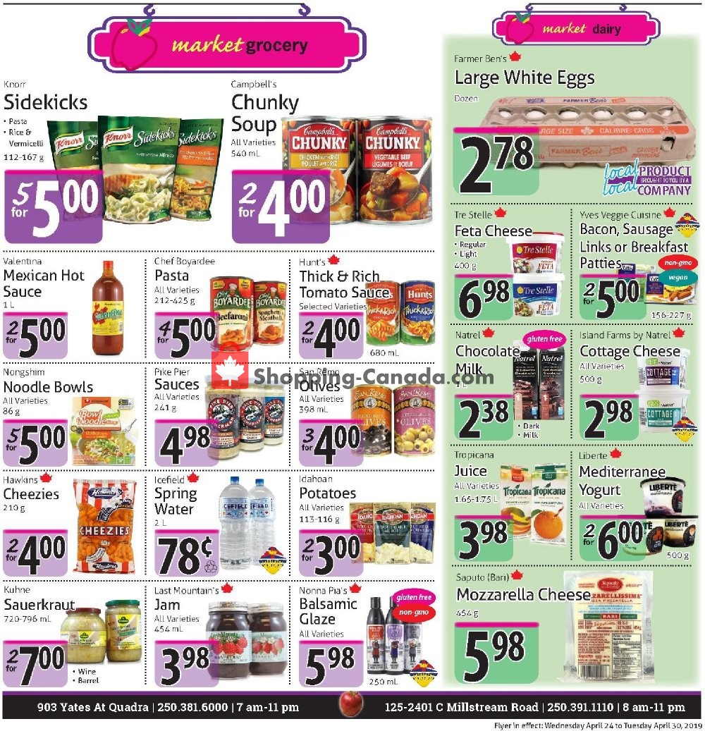 The Market Stores flyer from Wednesday April 24, 2019 to Tuesday April 30, 2019 - page 5
