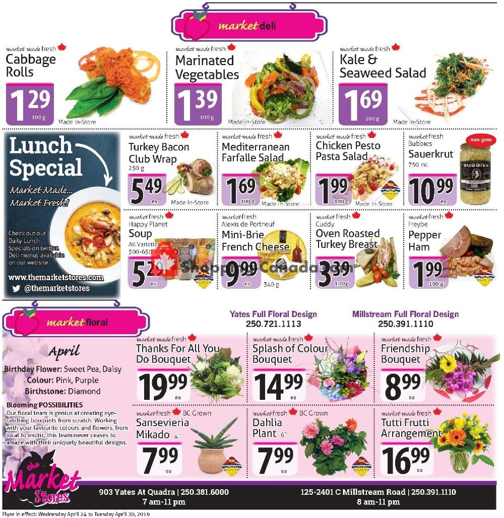 The Market Stores flyer from Wednesday April 24, 2019 to Tuesday April 30, 2019 - page 8