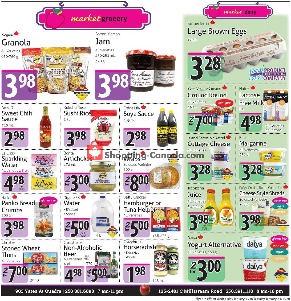 The Market Stores flyer from Wednesday January 15, 2020 to Tuesday January 21, 2020 - page 5