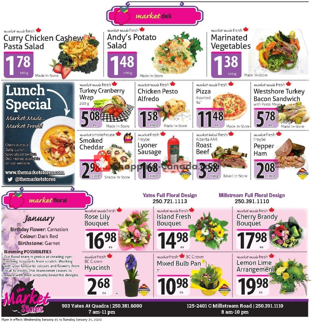The Market Stores flyer from Wednesday January 15, 2020 to Tuesday January 21, 2020 - page 8