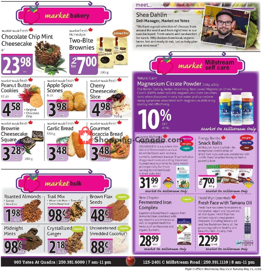 The Market Stores flyer from Wednesday May 15, 2019 to Tuesday May 21, 2019 - page 7