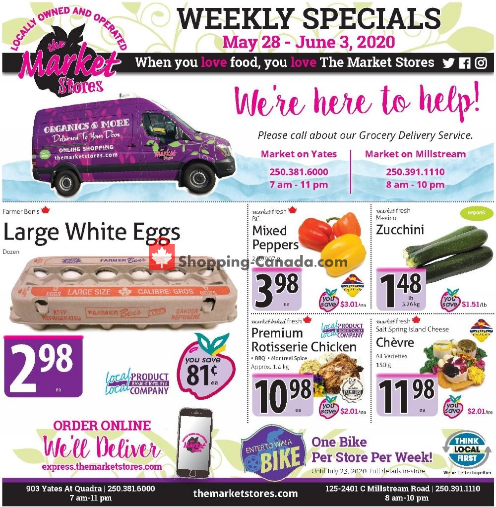 The Market Stores flyer from Thursday May 28, 2020 to Wednesday June 3, 2020 - page 1
