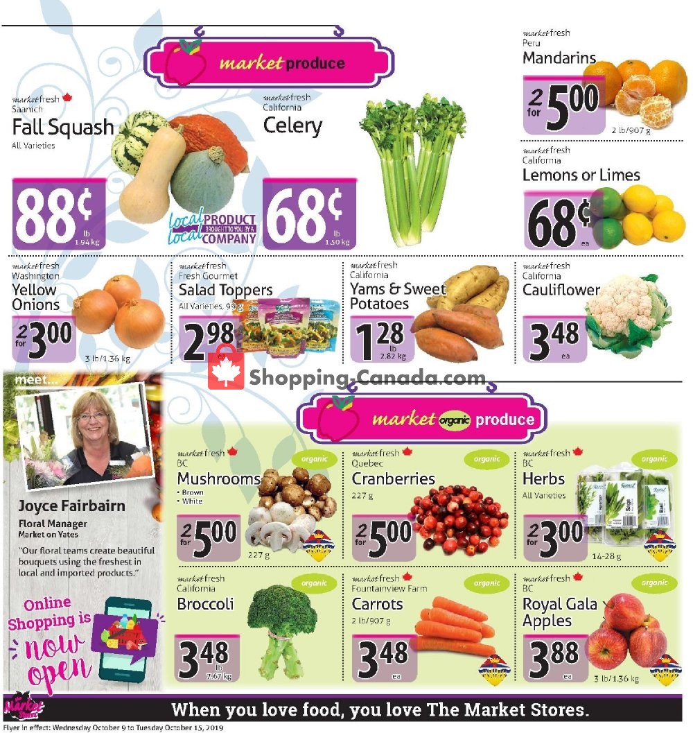 The Market Stores flyer from Wednesday October 9, 2019 to Tuesday October 15, 2019 - page 2