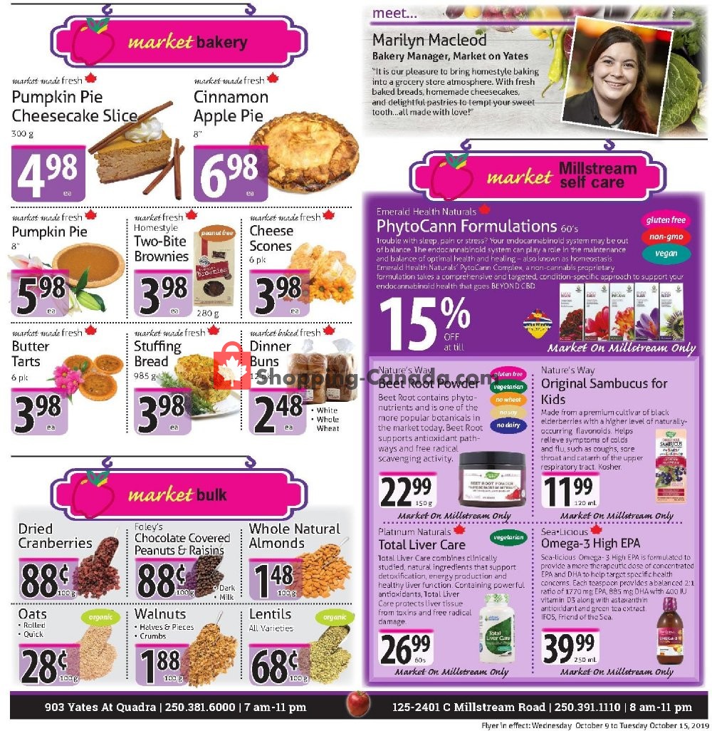 The Market Stores flyer from Wednesday October 9, 2019 to Tuesday October 15, 2019 - page 7