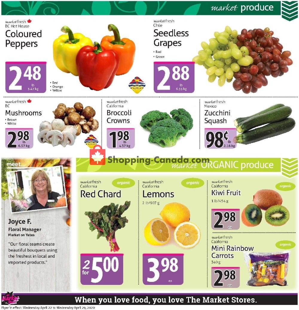 The Market Stores flyer from Wednesday April 22, 2020 to Tuesday April 28, 2020 - page 2