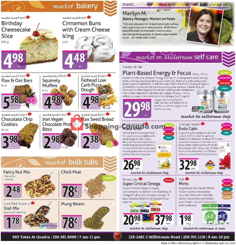 The Market Stores flyer from Wednesday April 22, 2020 to Tuesday April 28, 2020 - page 7
