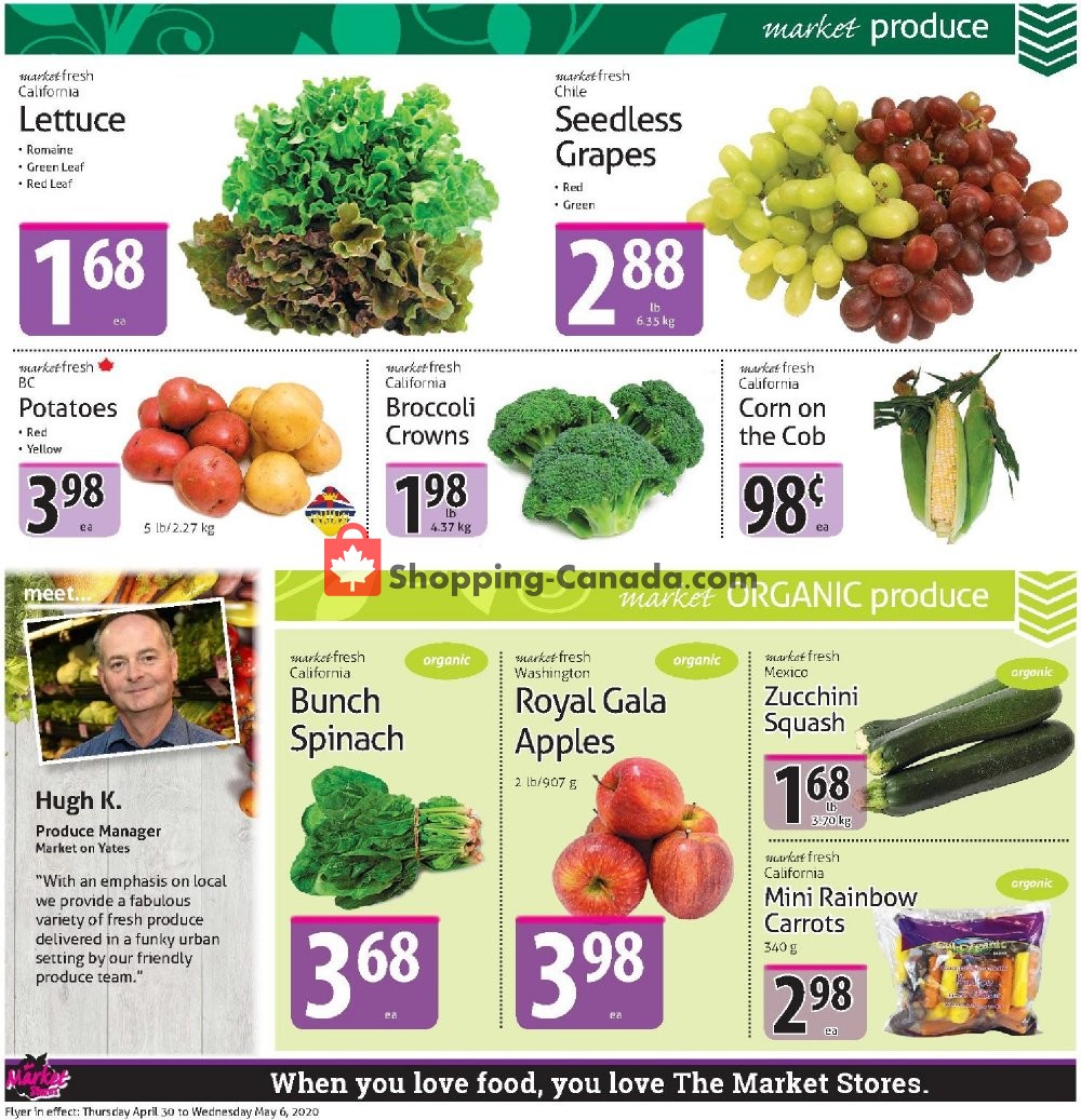 The Market Stores flyer from Thursday April 30, 2020 to Wednesday May 6, 2020 - page 2