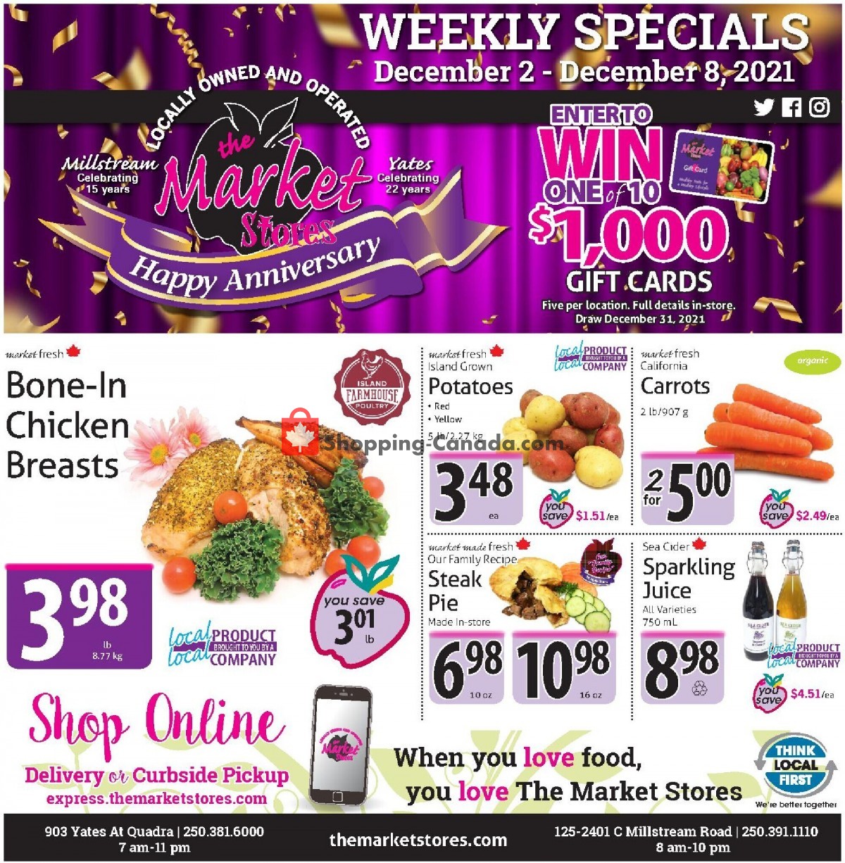 The Market Stores flyer from Thursday December 2, 2021 to Wednesday December 8, 2021 - page 1