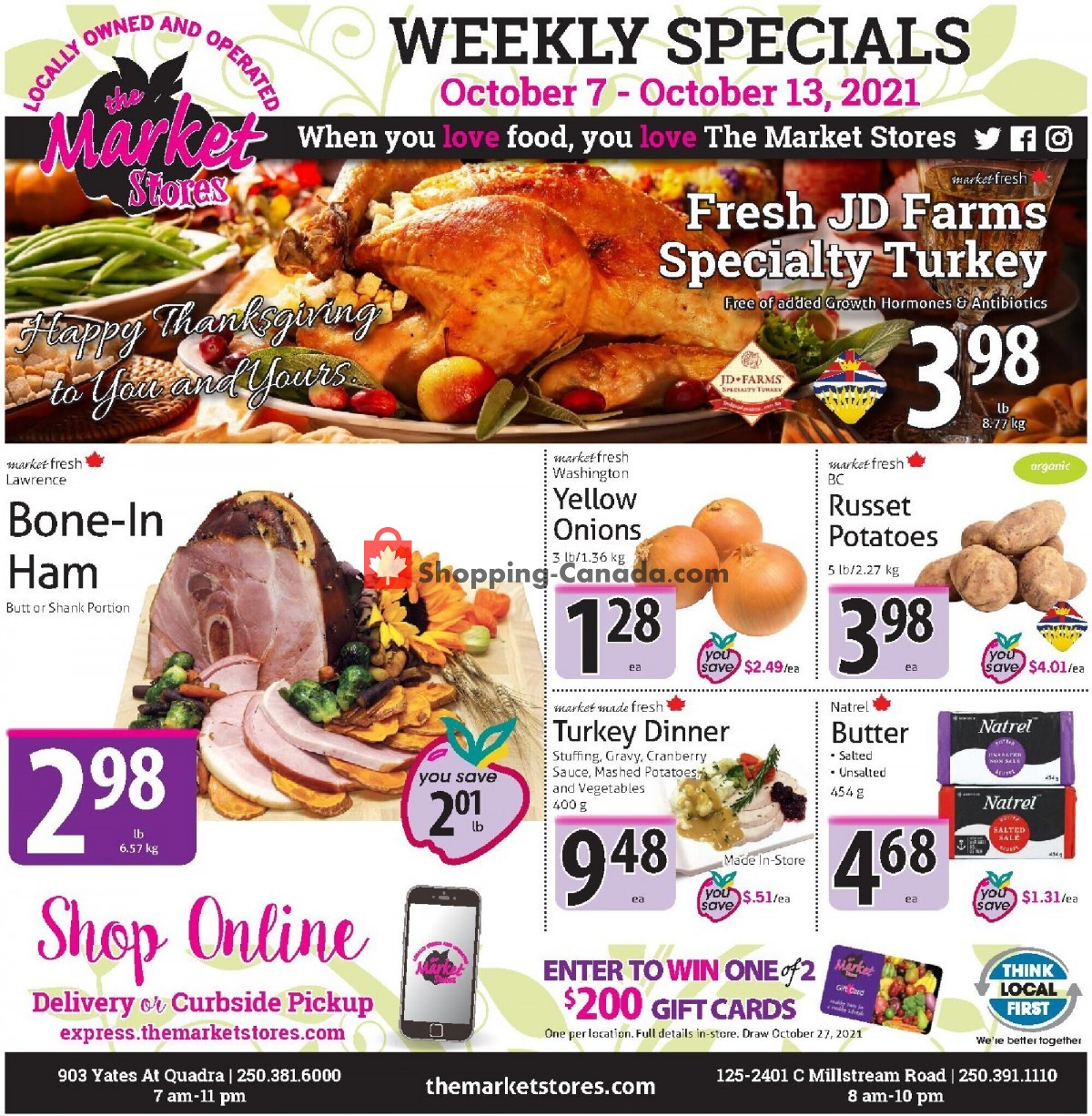 The Market Stores flyer from Thursday October 7, 2021 to Wednesday October 13, 2021 - page 1