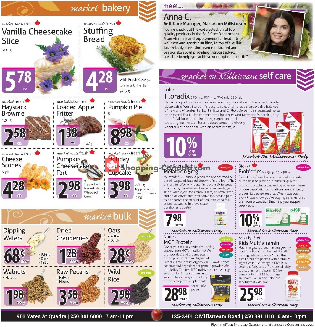 The Market Stores flyer from Thursday October 7, 2021 to Wednesday October 13, 2021 - page 7