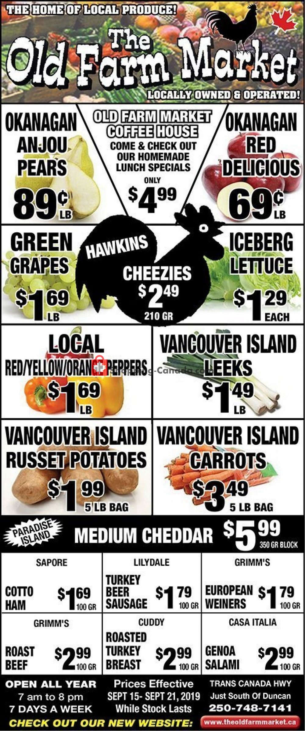 The Old Farm Market flyer from Sunday September 15, 2019 to Saturday September 21, 2019 - page 1