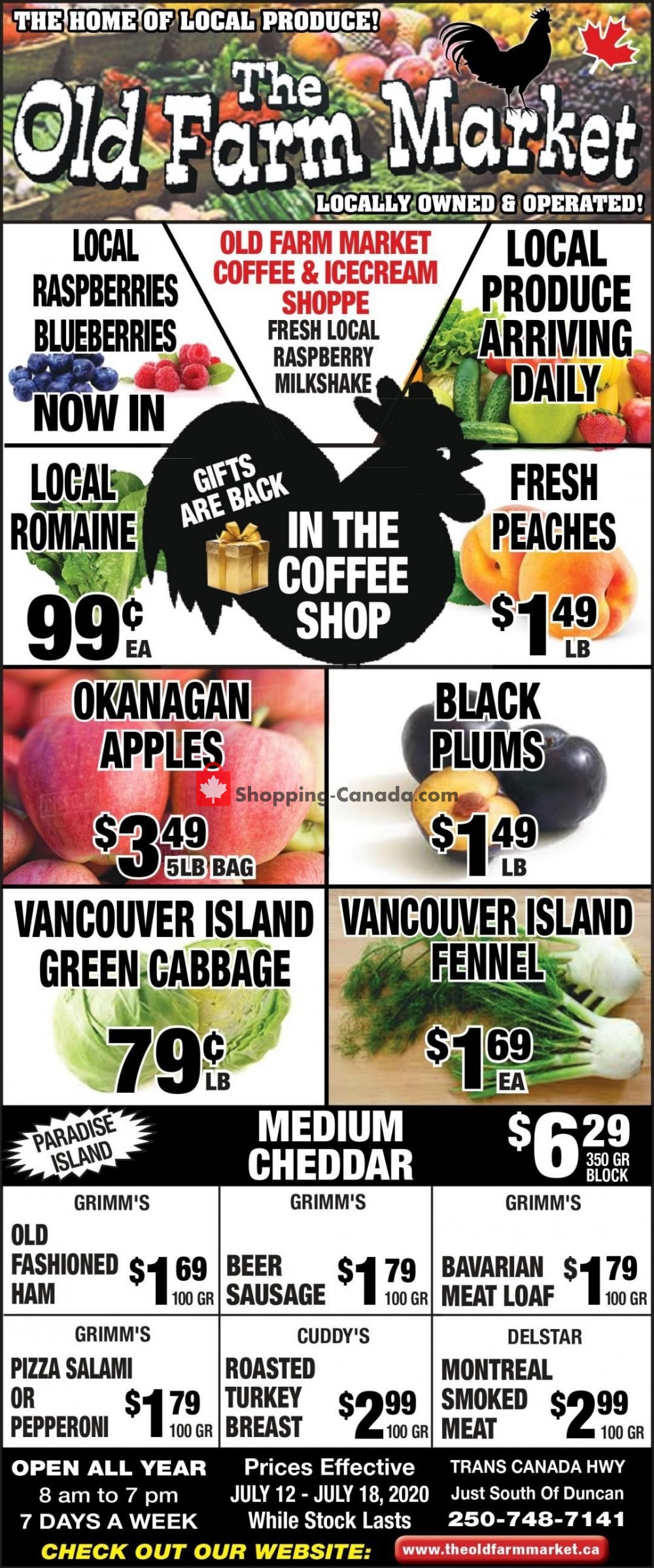 The Old Farm Market flyer from Sunday July 12, 2020 to Saturday July 18, 2020 - page 1