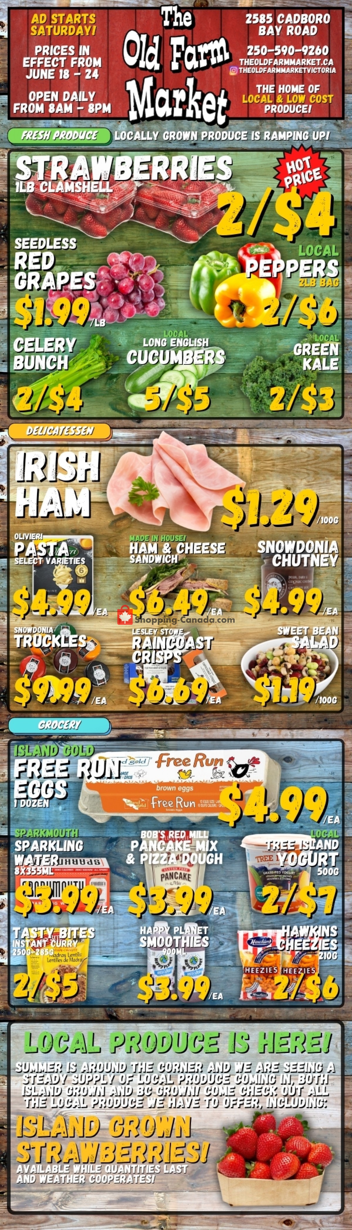 The Old Farm Market Canada, flyer (Special Offer Oak Bay) June 18