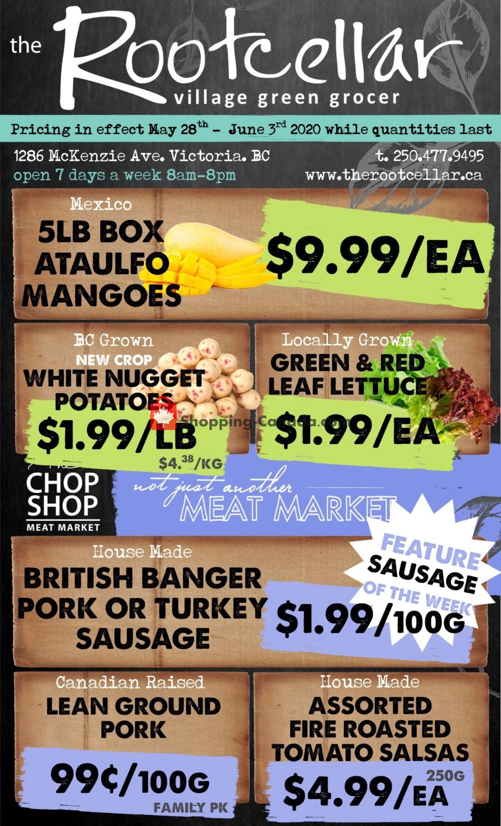The Root Cellar flyer from Thursday May 28, 2020 to Wednesday June 3, 2020 - page 1