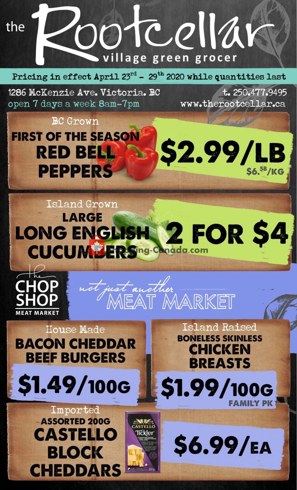 The Root Cellar flyer from Thursday April 23, 2020 to Wednesday April 29, 2020 - page 1