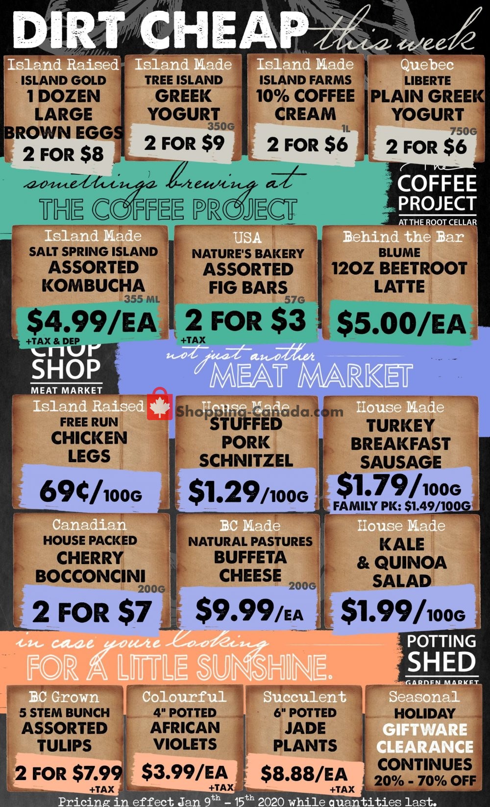 The Root Cellar flyer from Thursday January 9, 2020 to Wednesday January 15, 2020 - page 3