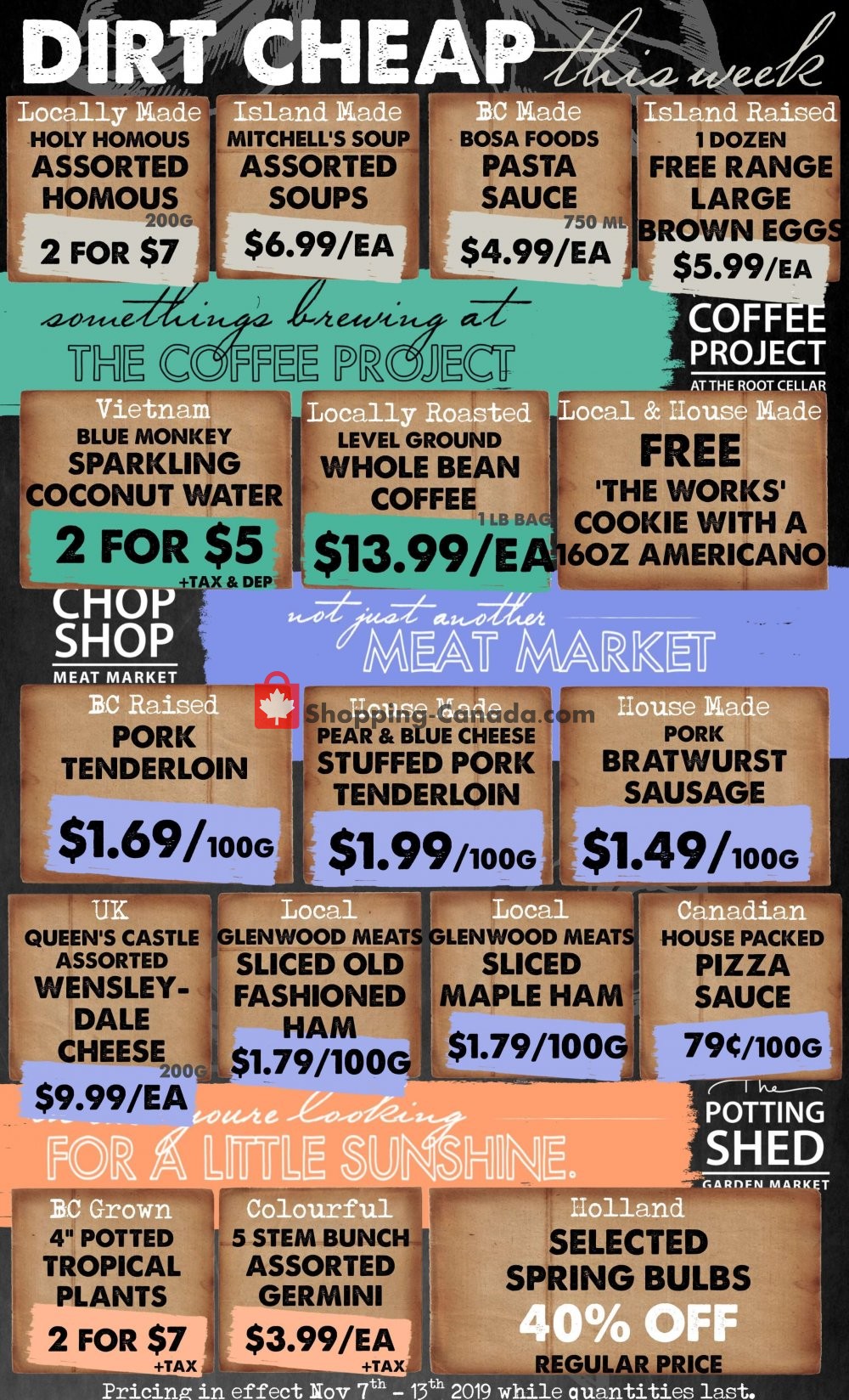 The Root Cellar flyer from Thursday November 7, 2019 to Wednesday November 13, 2019 - page 3