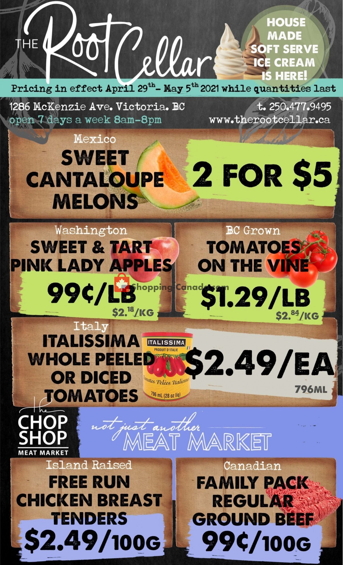 The Root Cellar flyer from Thursday April 29, 2021 to Wednesday May 5, 2021 - page 1