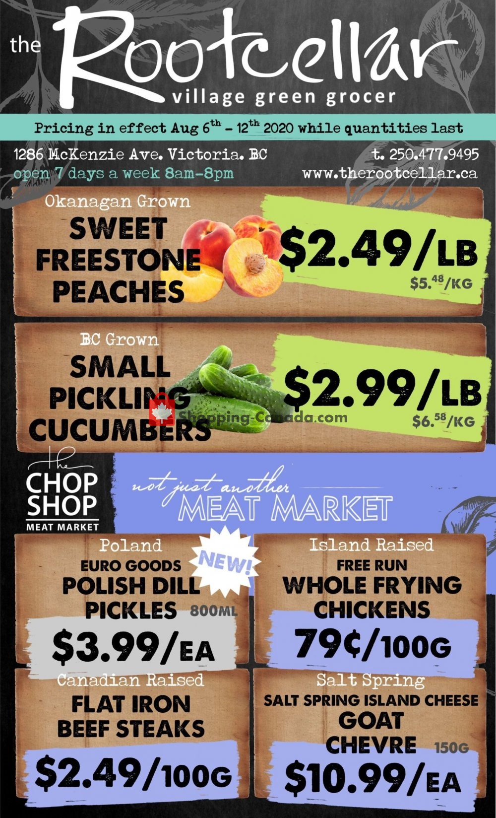 The Root Cellar flyer from Thursday August 6, 2020 to Wednesday August 12, 2020 - page 1