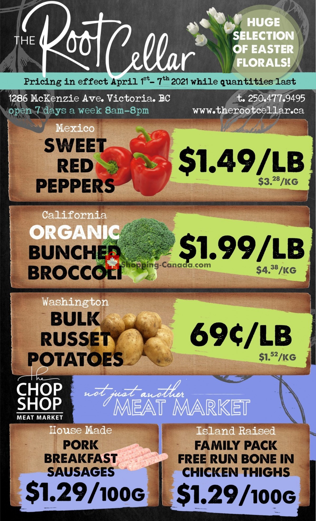 The Root Cellar flyer from Thursday April 1, 2021 to Wednesday April 7, 2021 - page 1