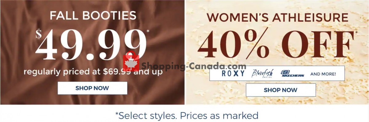 The Shoe Company flyer from Tuesday October 5, 2021 to Monday October 11, 2021 - page 1