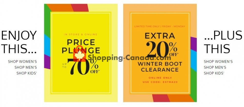 The Shoe Company flyer from Friday February 7, 2020 to Thursday February 13, 2020 - page 1