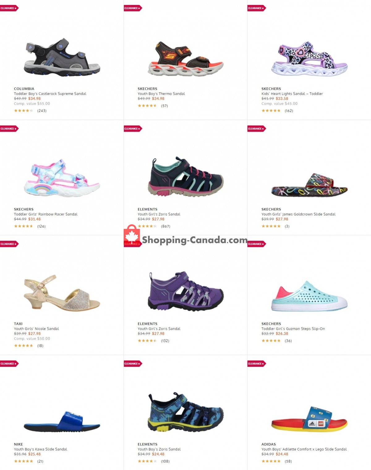 The Shoe Company Canada, flyer (Special Offer) July 20 July 26