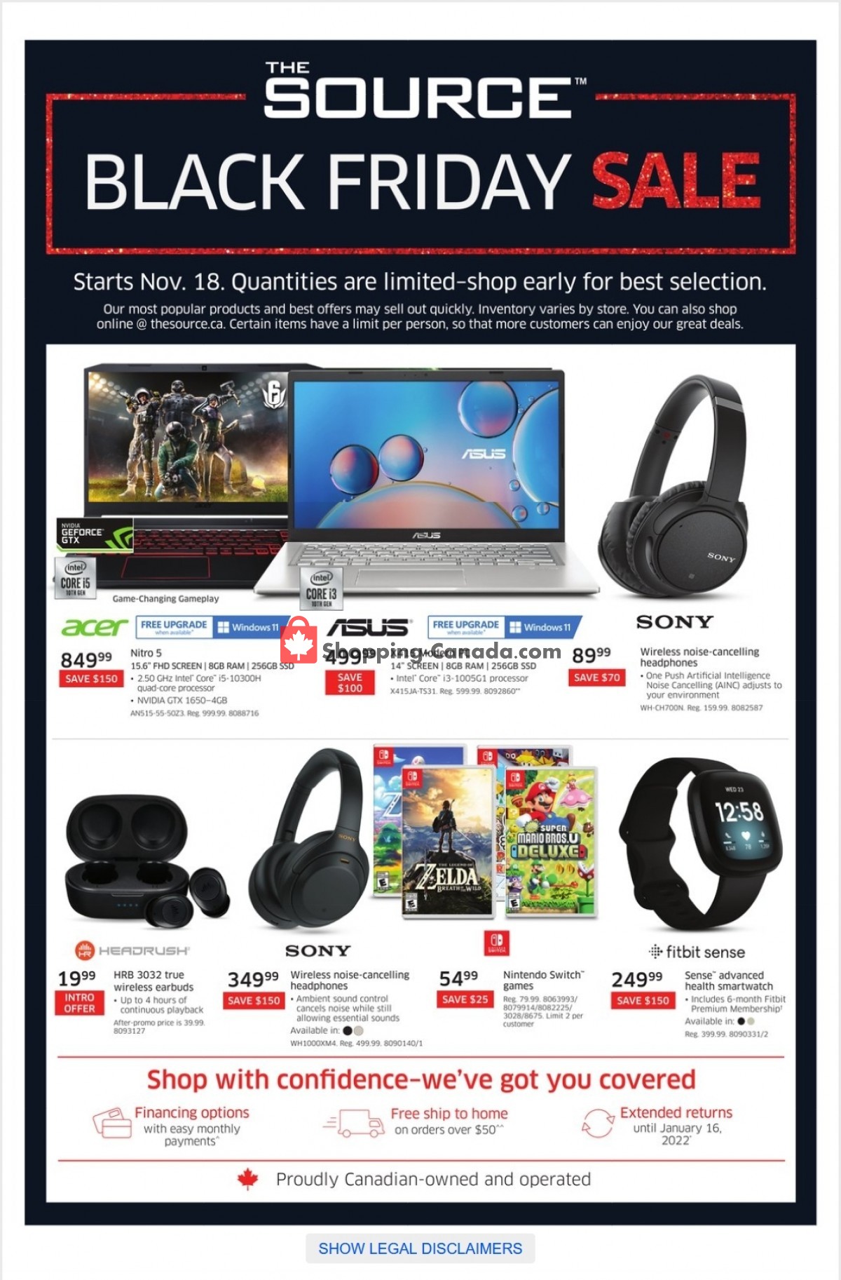 The Source Canada, flyer (Black Friday Sale ON) November 18