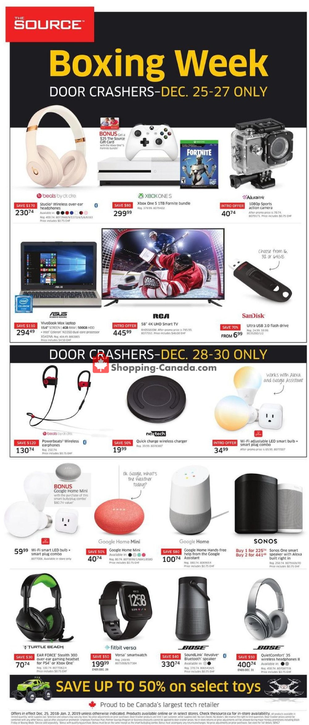 The Source flyer from Tuesday December 25, 2018 to Wednesday January 2, 2019 - page 1